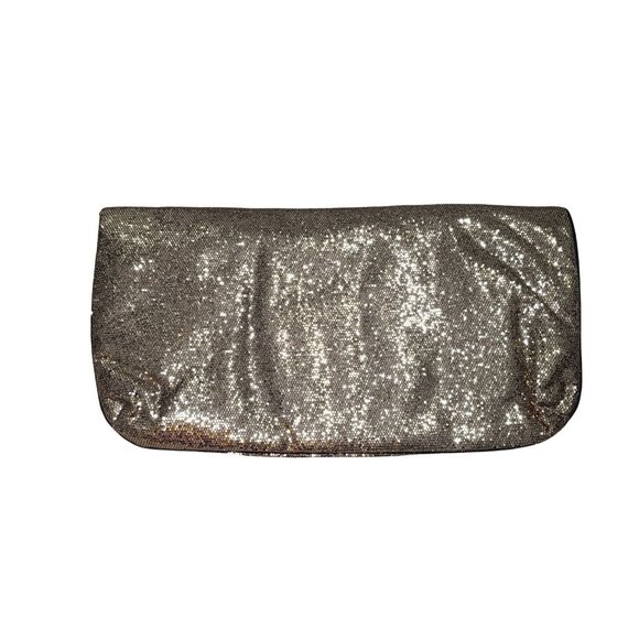 Victoria Secret Glitter Gold Clutch Purse - Picture 5 of 6